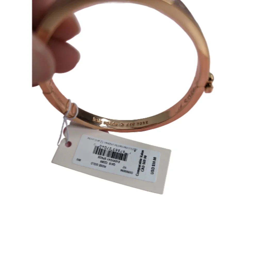 Kate Spade Everyday Spade Glitter Bangle - Picture 6 of 7